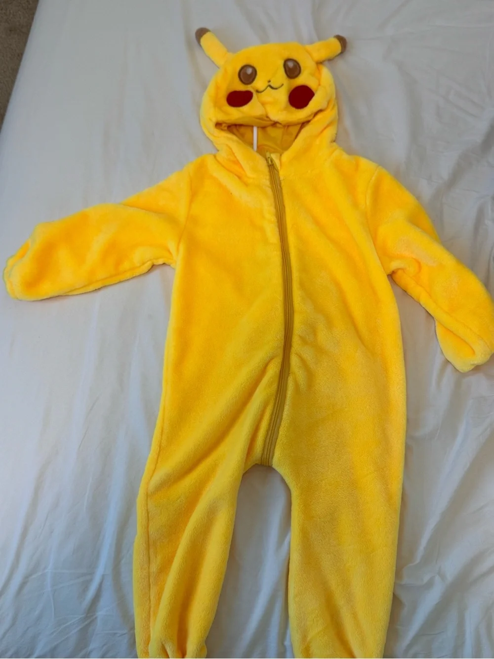 Toddler Pokémon Pikachu Costume 2T | Halloween Costume | Yellow Jumpsuit